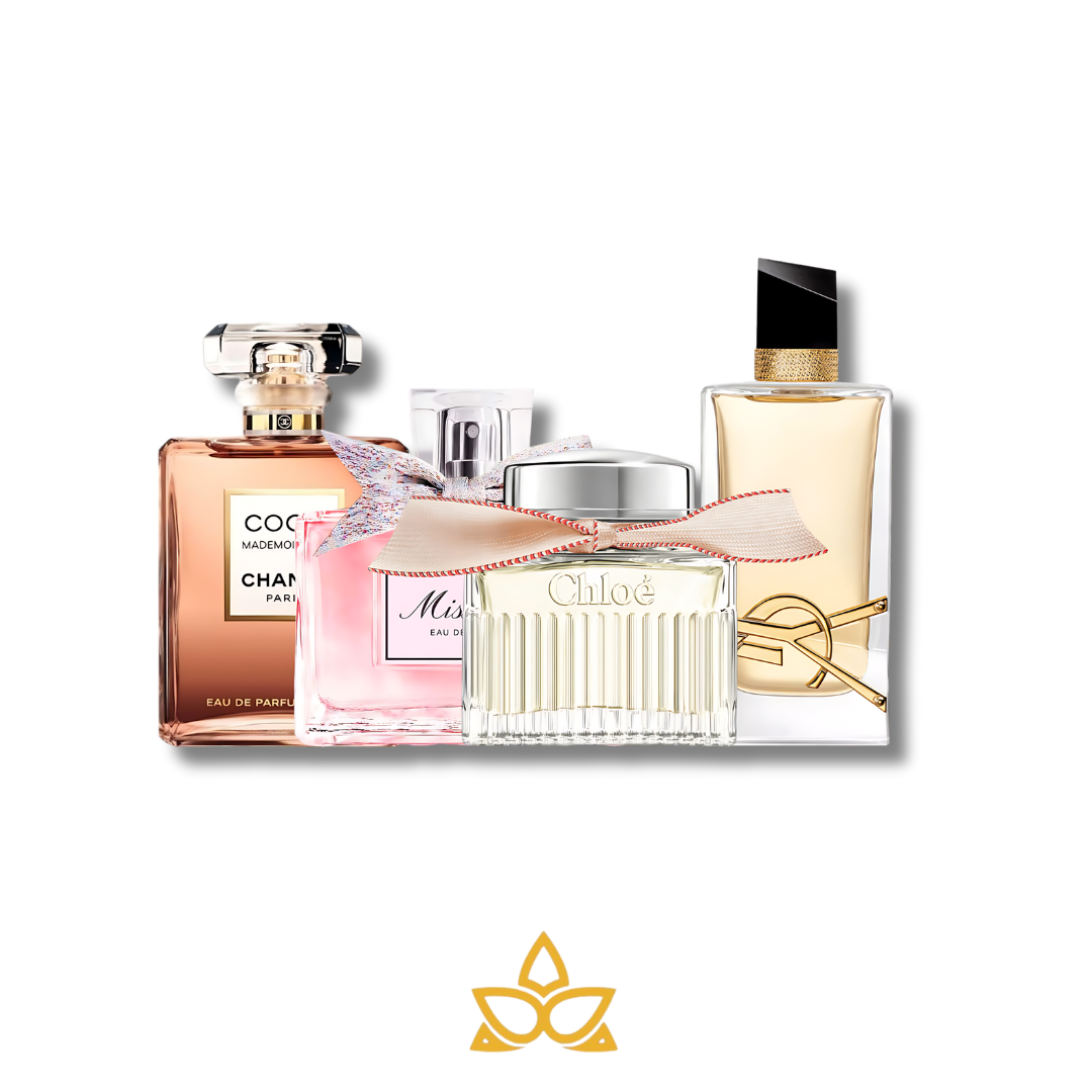 Combo 4 Perfumes Miss Dior, Coco, Chloé y YSL Libre