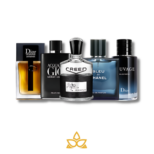 Combo 5 Perfumes Creed, Sauvage, Dior Homme Intense, Acqua Di Gió y Bleu