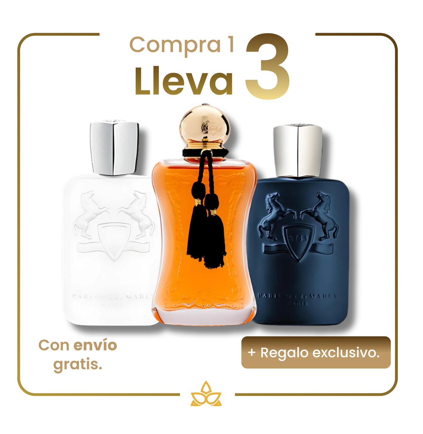 Combo de 3 perfumes Árabes- Galloway, Safanad y Layton – 100ml