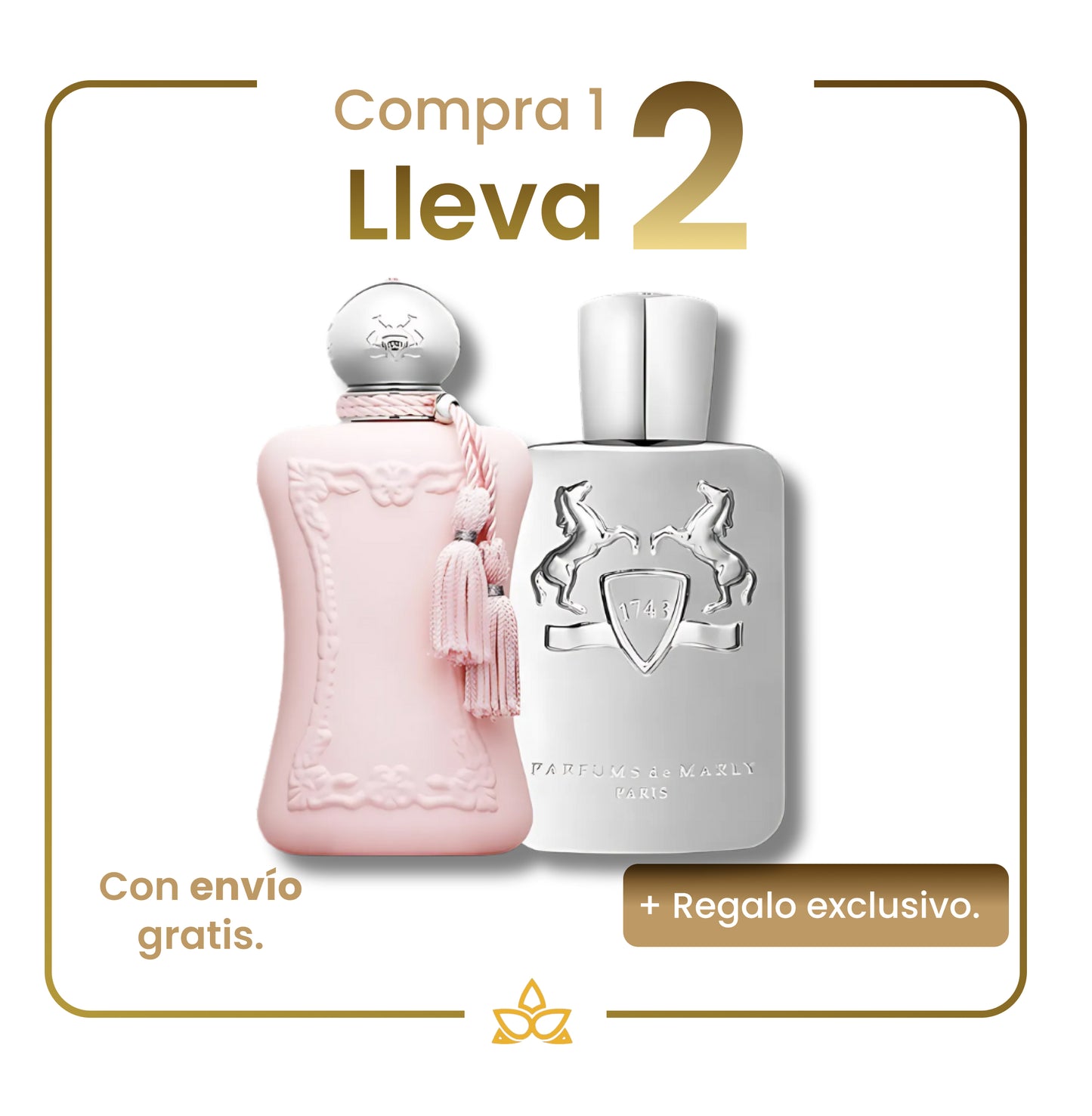 Combo de 2 Perfumes Árabes- Delina y Pegasus – 100ml