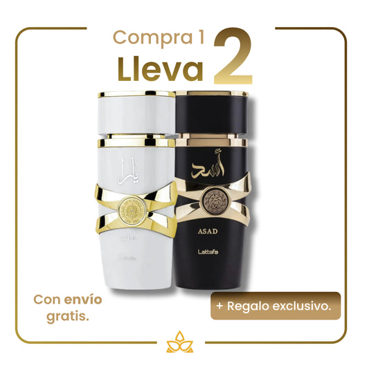 Combo de 2 Perfumes Árabes- Yara Moi y Asad Lattafa – 100ml