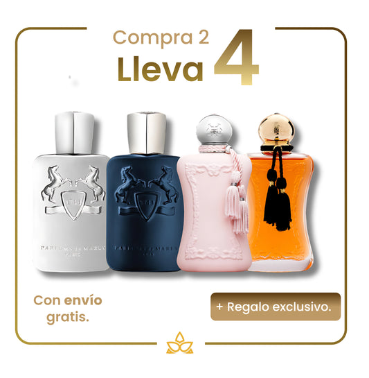 Combo de 4 Perfumes Árabes- Pegasus, Layton, Delina y Safanad – 100ml