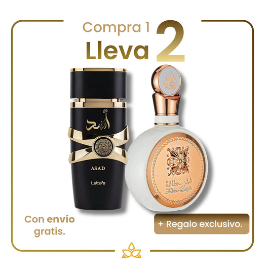 Combo de 2 Perfumes Árabes- Asad Lattafa y Fakhar Gold Lattafa – 100ml