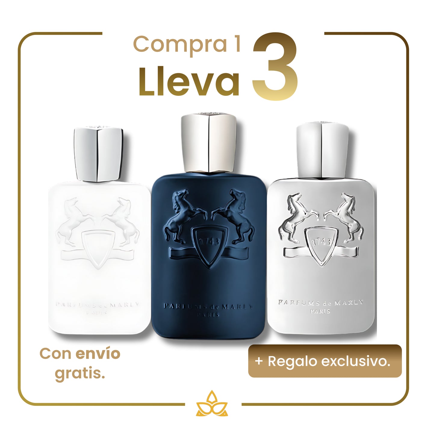 Combo de 3 perfumes Árabes- Galloway, Layton y Pegasus- 100ml